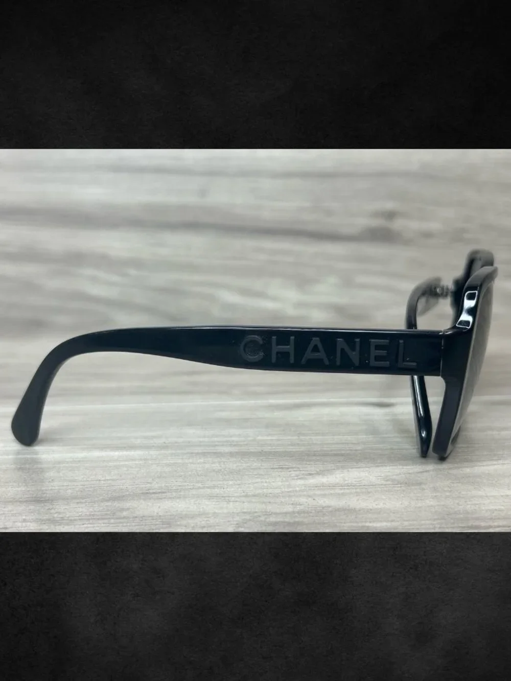 Chanel 5408 Black Square Polarized Sunglasses 56-17-140 with Case [PO1026204]